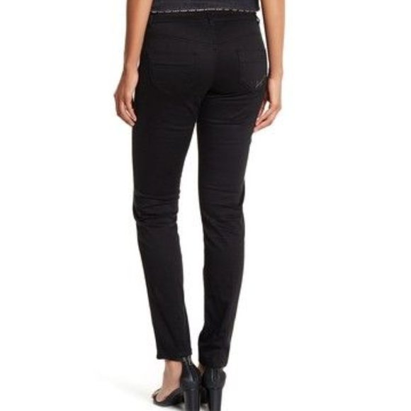Desigual New Womens Embroidered Hip Skinny Pants LORENE Jeans BLACK NWT 28/4 US - Picture 4 of 16
